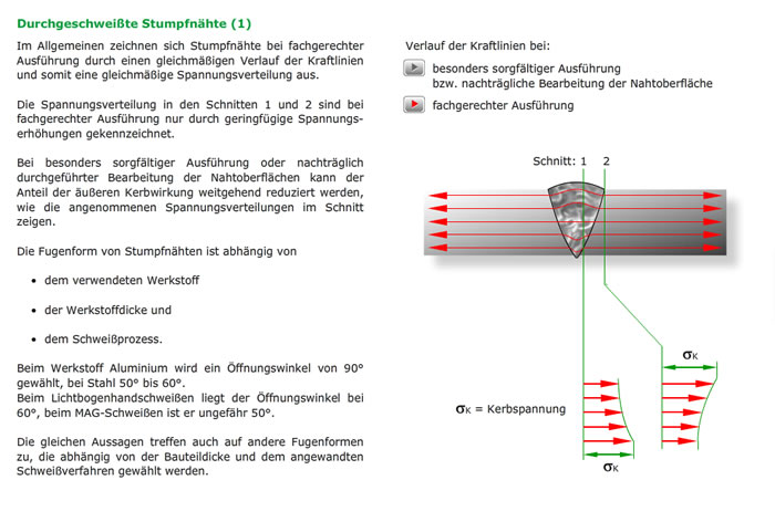 Bildschirmfoto durchgeschweißte Stumpfnähte